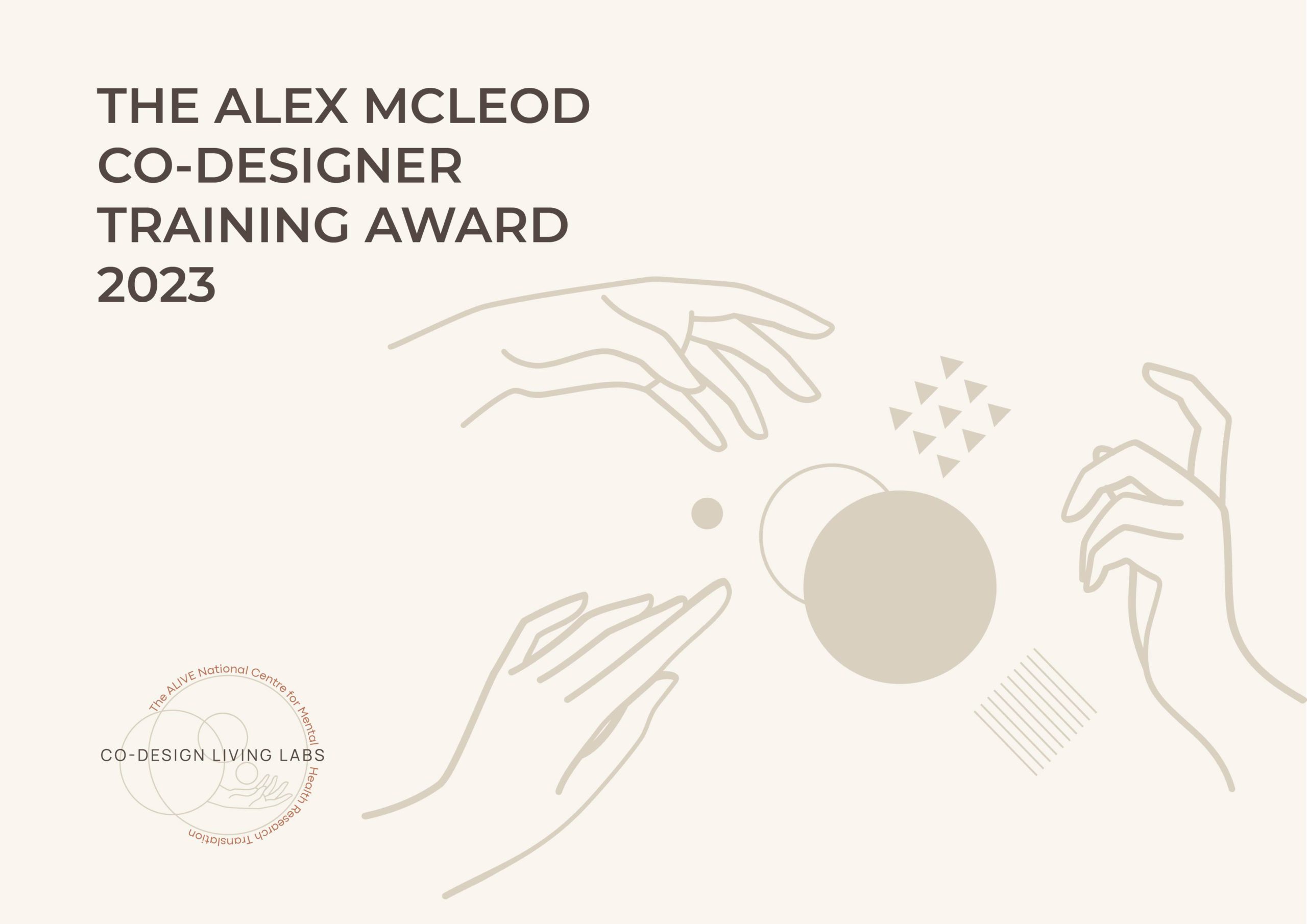 The Alex McLeod Training Award