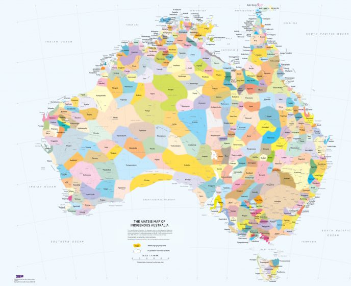 AIATSIS map of Indigenous Australia_Copyright Australian Institute of Aboriginal and Torres Strait Islander Studies 2017
